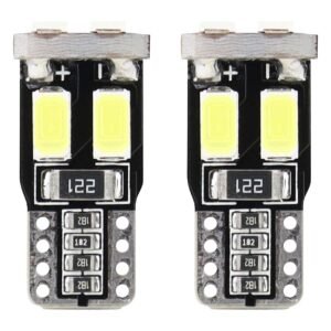 Amio – Λαμπάκια LED T10 W5W 12V 1W 5600K 6xSMD 5730 CANBUS Καρφωτά για Ισχυρό Λευκό Φωτισμό σε Καθημερινή Χρήση – Σετ 2 Τεμ. (01622/AM)