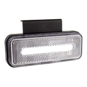 Amio - ΦΩΣ ΟΓΚΟΥ ΦΟΡΤΗΓΟΥ LED ΛΕΥΚΟ 10-30V 124x49x22mm ΑΔΙΑΒΡΟΧΟ OM-02-W 1ΤΕΜ. (02377/AM)