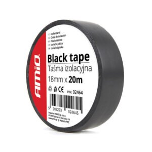 Amio - ΜΟΝΩΤΙΚΗ ΤΑΙΝΙΑ ΜΑΥΡΗ 19MM - 20M - 1 τεμ. (02464/AM)