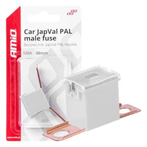 Amio - ΑΣΦΑΛΕΙΑ JapVal PAL ΑΡΣΕΝΙΚΗ 48mm 120A ΣΕ ΛΕΥΚΟ ΧΡΩΜΑ - 1 Τεμ. (03425/AM)