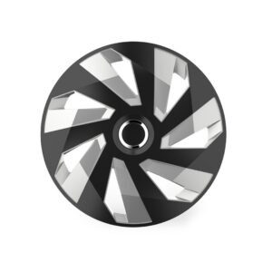 Amio - ΤΑΣΙ 14 INCH INCH HUBCAP VECTOR RC SILVER BLACK - 1 ΤΕΜ. (10498/AM)