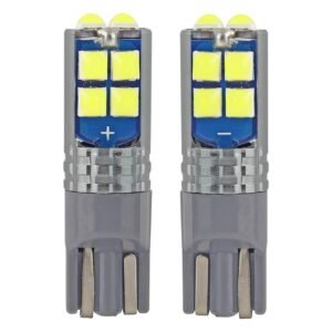 Amio - T10 W5W 12V W2,1x9,5d ΛΕΥΚΟ 10SMDx3030 (ΚΑΡΦΩΤΟ - CAN-BUS) 2ΤΕΜ. (02447/AM)