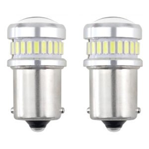 Amio - R5W/R10W 12/24V BA15s 24+6xSMD3030 CAN-BUS ΔΙΑΘΛΑΣΗΣ (ΜΟΝΟΠΟΛΙΚΟ/ΦΟΥΝΤΟΥΚΙ) LED - 2ΤΕΜ. (02448/AM)