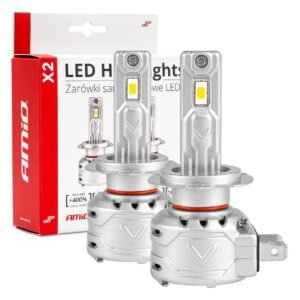 Amio - ΛΑΜΠΕΣ LED H7/H18 10-16V 72W 6.500K 7920lm CANBUS (ΑΝΕΜΙΣΤΗΡΑΚΙ) X2 SERIES - 2ΤΕΜ. (02973/AM)
