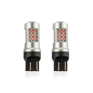 Amio - WR21/5W T20 12/24V 6,2W 5.600K LED 24xSMD3030 CAN-BUS ΚΟΚΚΙΝΟ 18x56mm 2ΤΕΜ. (02581/AM)