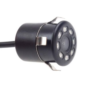 Amio – Κάμερα οπισθοπορείας HD-307 IR Night Vision με LED 18mm 12V, εξασφαλίστε απόλυτη ορατότητα στο σκοτάδι με υπέρυθρες διόδους για ασφαλές παρκάρισμα – 1 Τεμ. (02164/AM)