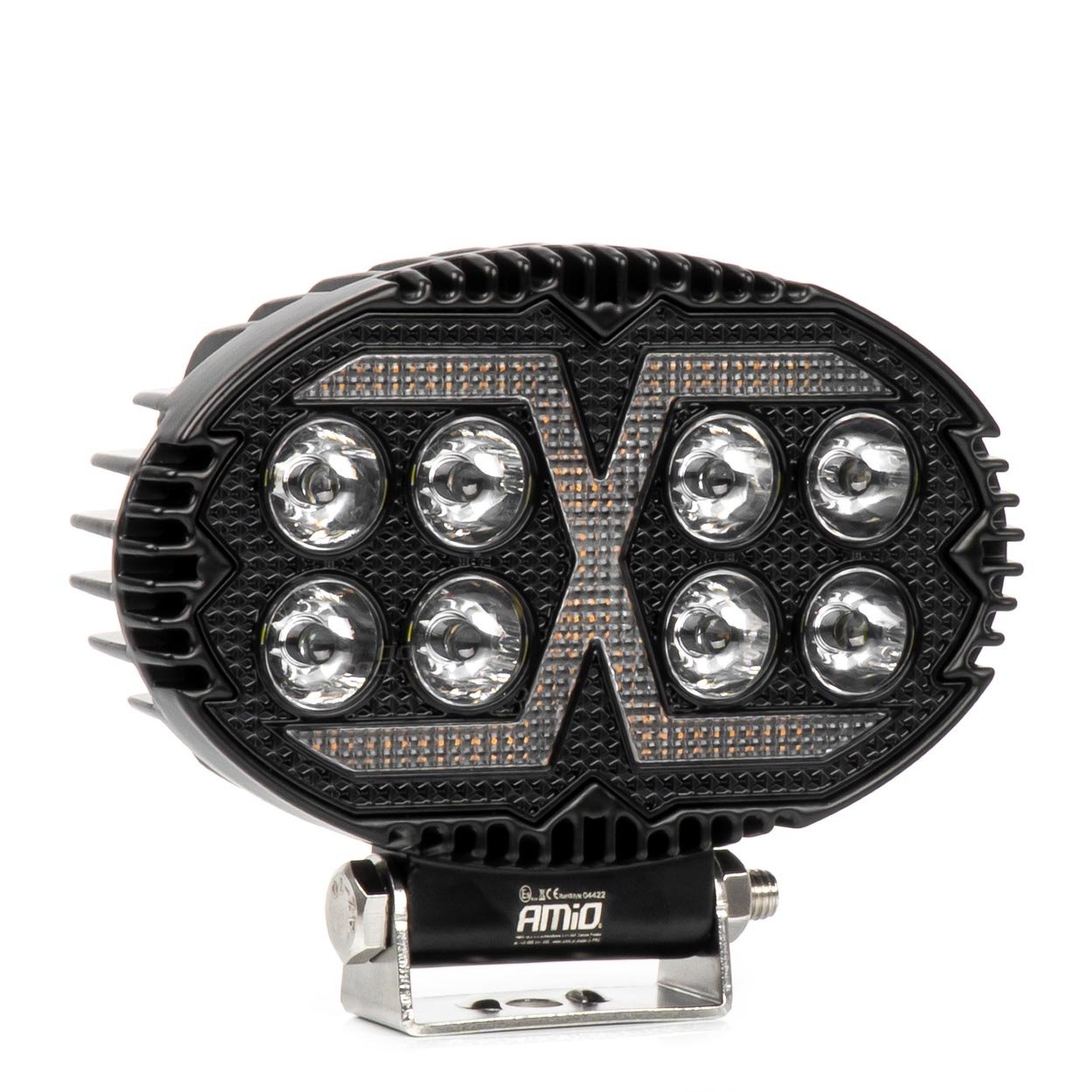 Amio - Προβολέας Εργασίας LED AWL78 SPOT 45W 2400lm 6500K με Λευκό + Κίτρινο φώς προειδοποίησης 9/36V - 1 τεμ. (04422/AM)