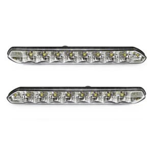 Amio - Φώτα Ημέρας DRL Τάση Λειτουργίας 12/24V Απόδοση 7W 20 LED 0.35W Ανά LED Διαστάσεις 190x20x40mm για Αυτοκίνητο – 2 τεμ. (01266/AM)