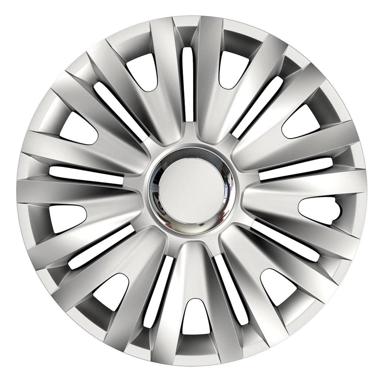 Amio – Τάσι Τροχού Royal Silver 14" Universal, χαρίζει αρχοντική φινέτσα και προστασία ζάντας – 1 Τεμ. (11552/AM)