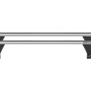 ΜΠΑΡΕΣ ΟΡΟΦΗΣ ΑΛΟΥΜΙΝΙΟΥ DELTA M SILVER 123 cm ROOF RACK ΣΕΤ ΣΕ ΑΣΗΜΙ ΧΡΩΜΑ ΜΕ ΠΡΟΣΤΑΤΕΥΤΙΚΑ ΚΑΠΑΚΙΑ ΑΚΡΩΝ ΓΙΑ ΑΠΛΗ ΟΡΟΦΗ MENABO - 2 ΤΕΜ.